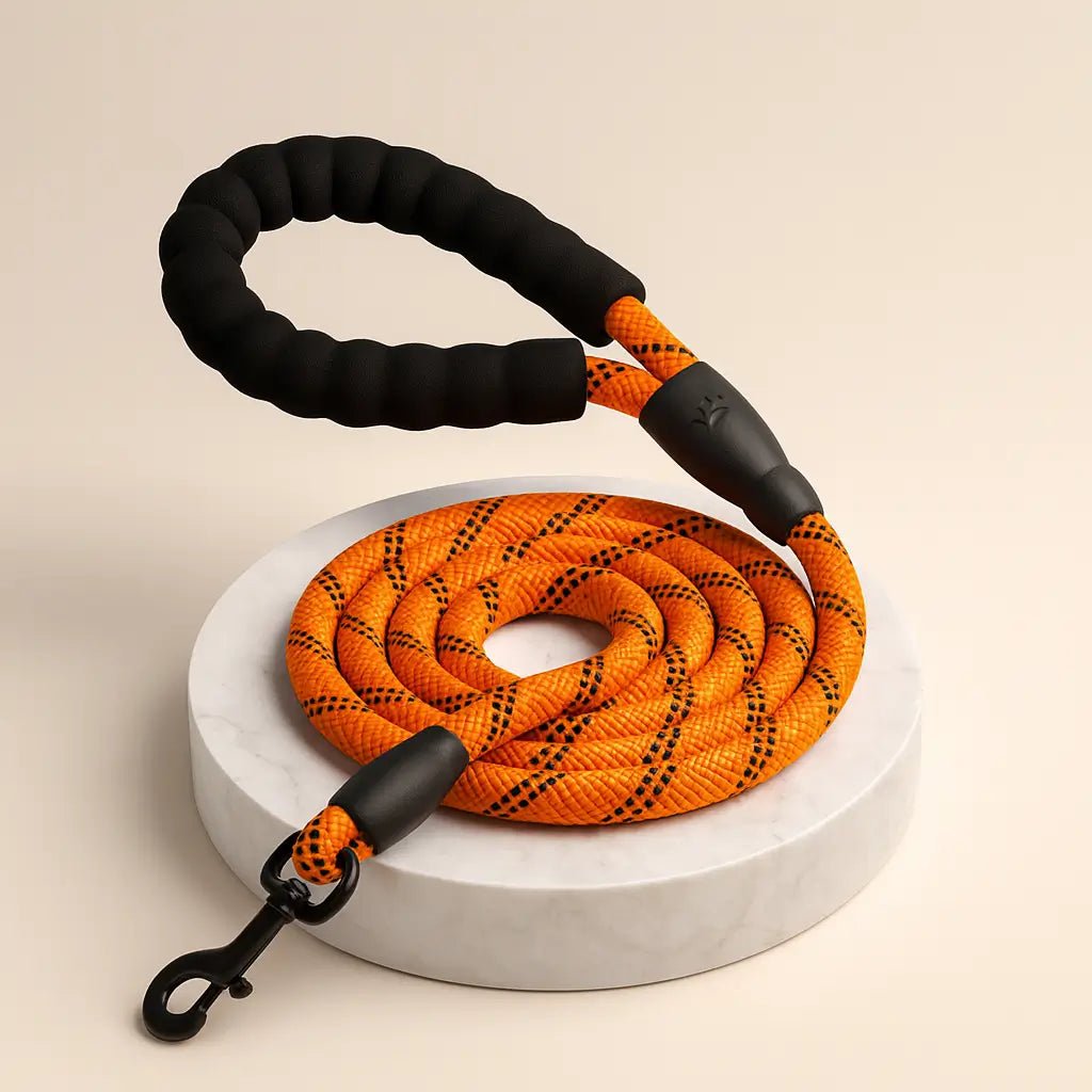 Laisse-pour-chien-robuste-orange-1