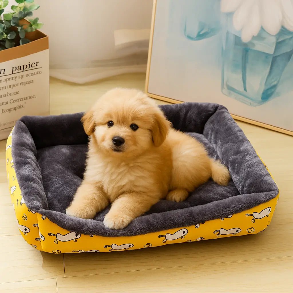 Panier-pour-Chien_-CosyDream-jaune-4