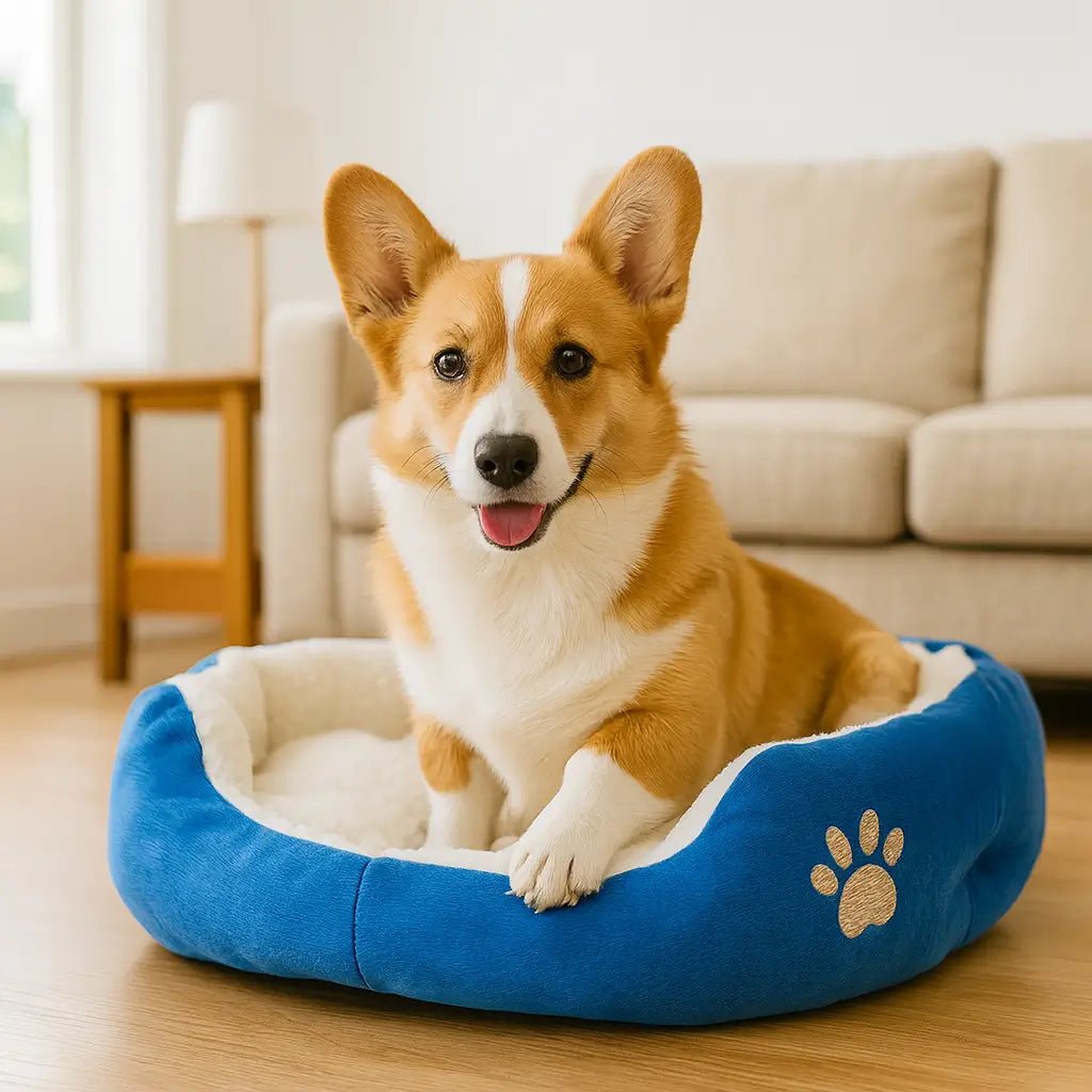 panier-pour-chien-douxdream-bleu